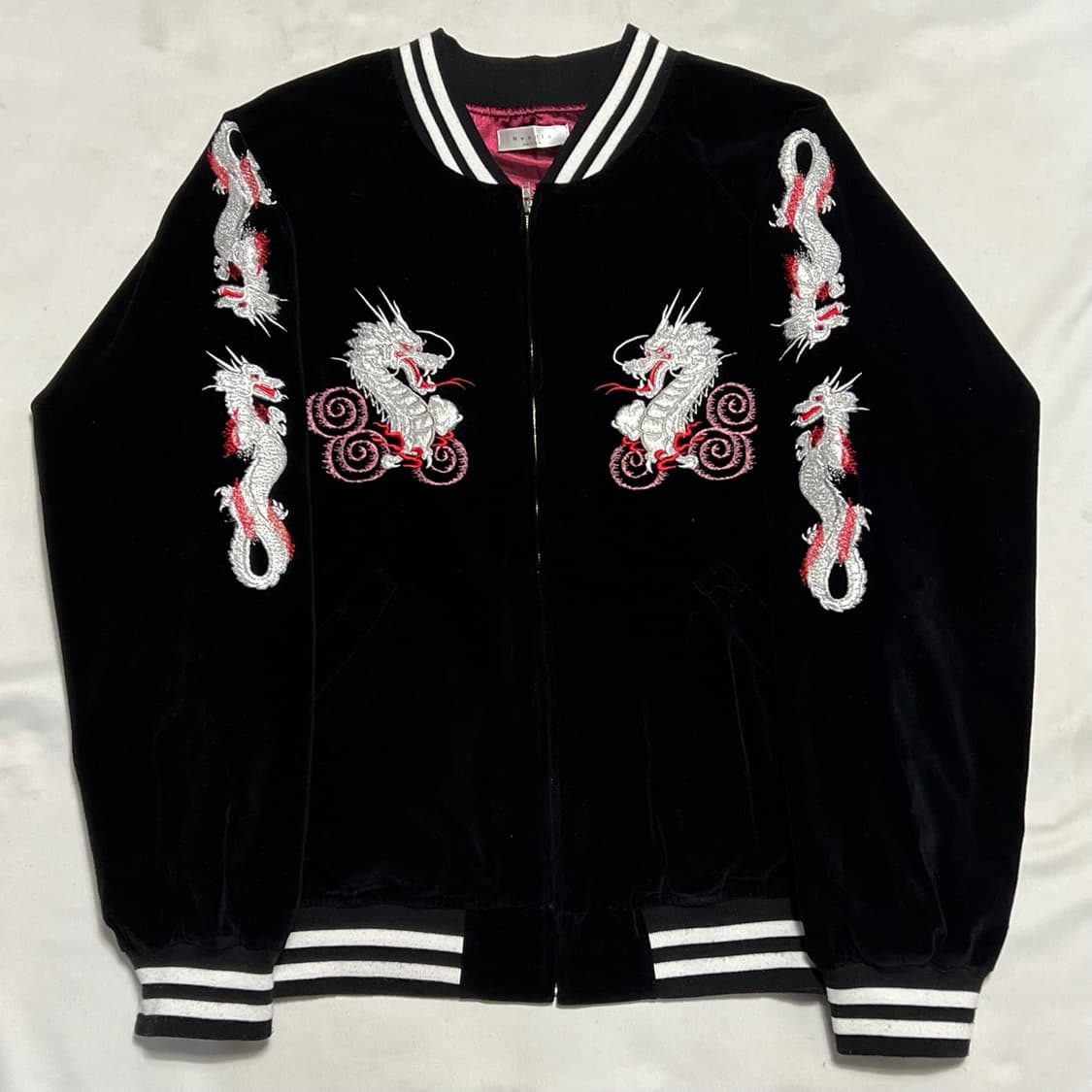 L vtg 벨뱃 자수 스카쟌 상품이미지3