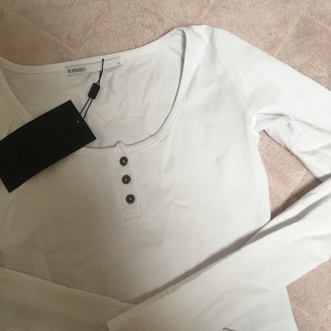 보헤미안서울 롱 슬리브 화이트 (새상품) 상품이미지2