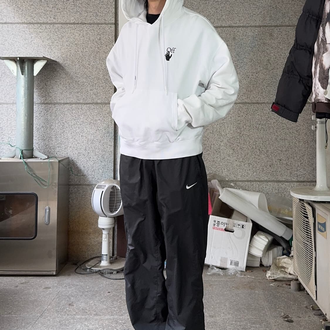 오프화이트 2013 카라바죠 후드티 상품이미지2