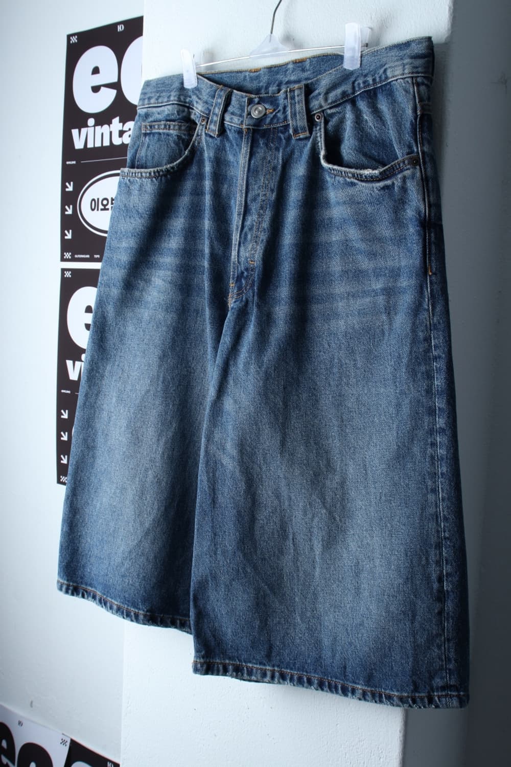 (2XL) 자라 반바지 팬츠 빅사이즈 버뮤다 데님 청-P9993 상품이미지1