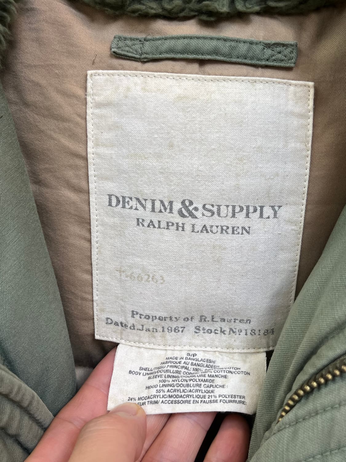 Denim&Supply 올리브 N-38 덕 다운 파카 S/P 상품이미지2