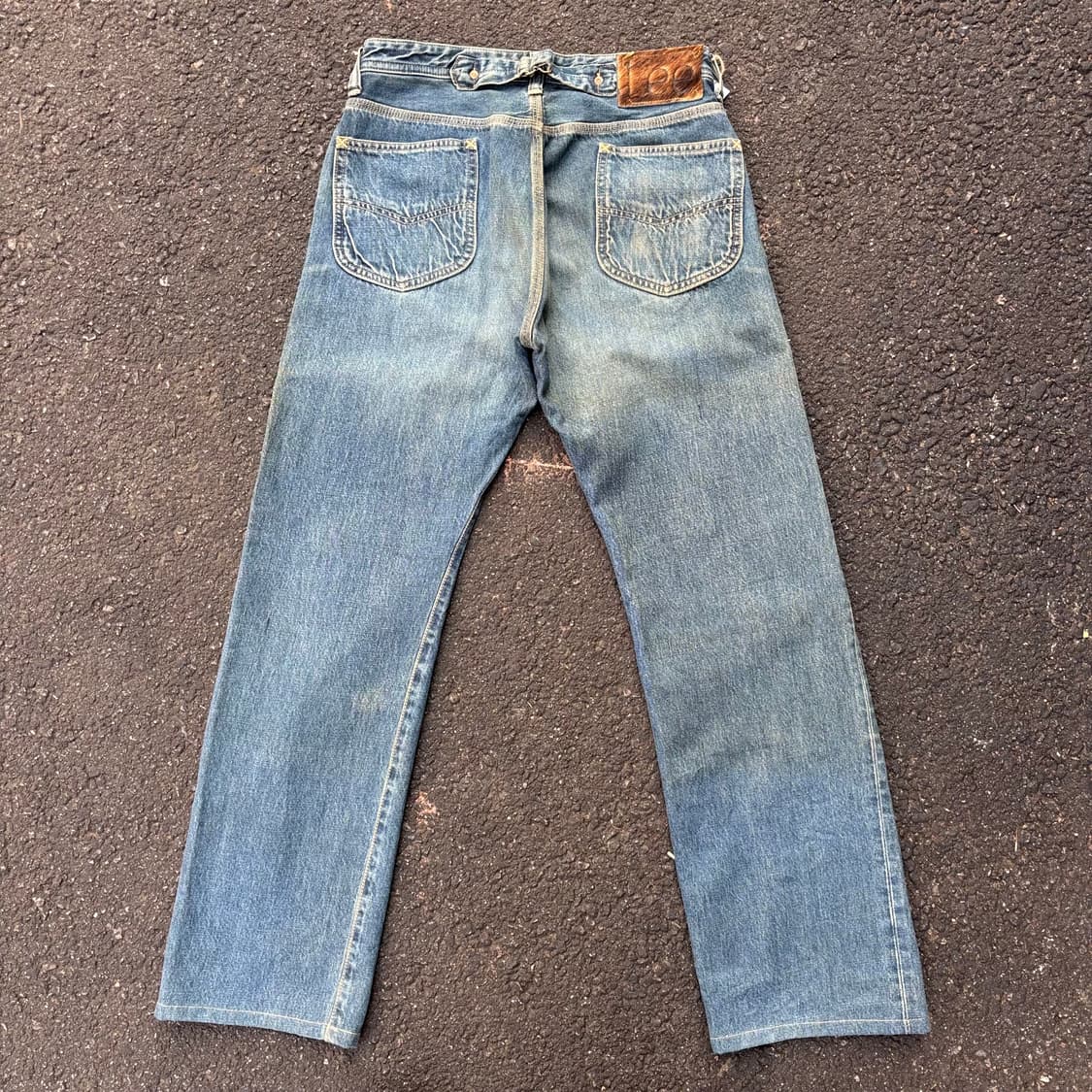 일본 리 1101 유니온 메이드 셀비지 데님 팬츠 상품이미지5