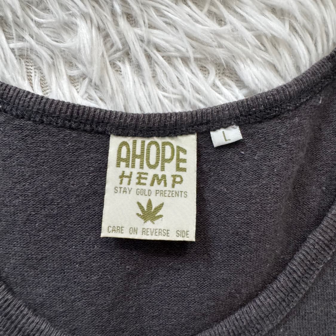 AHOPE HEMP일본빈티지 빅사이즈 나시 헬스 민소매 반팔 상품이미지4
