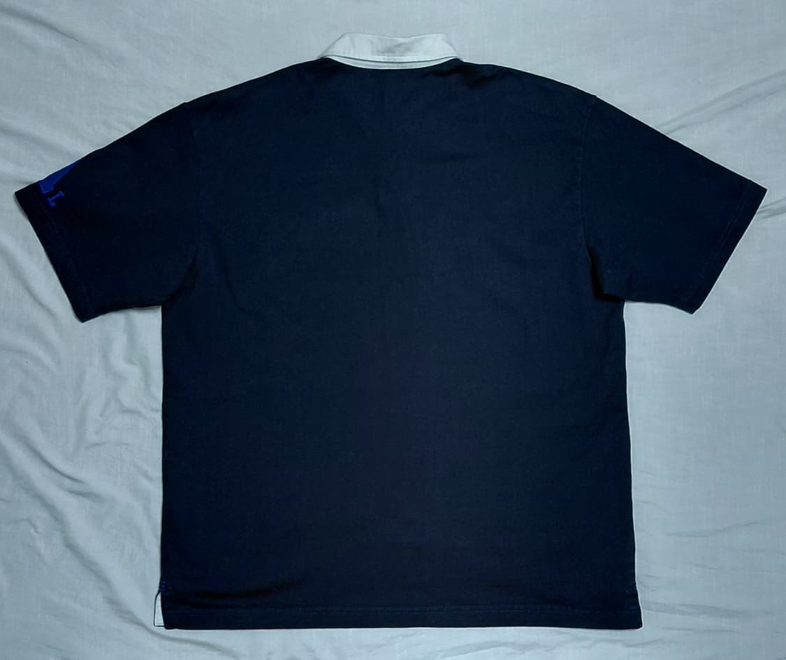 [XL] 캔터베리 오브 뉴질랜드 자수 패치 반팔 럭비 셔츠 (네이비) 상품이미지9