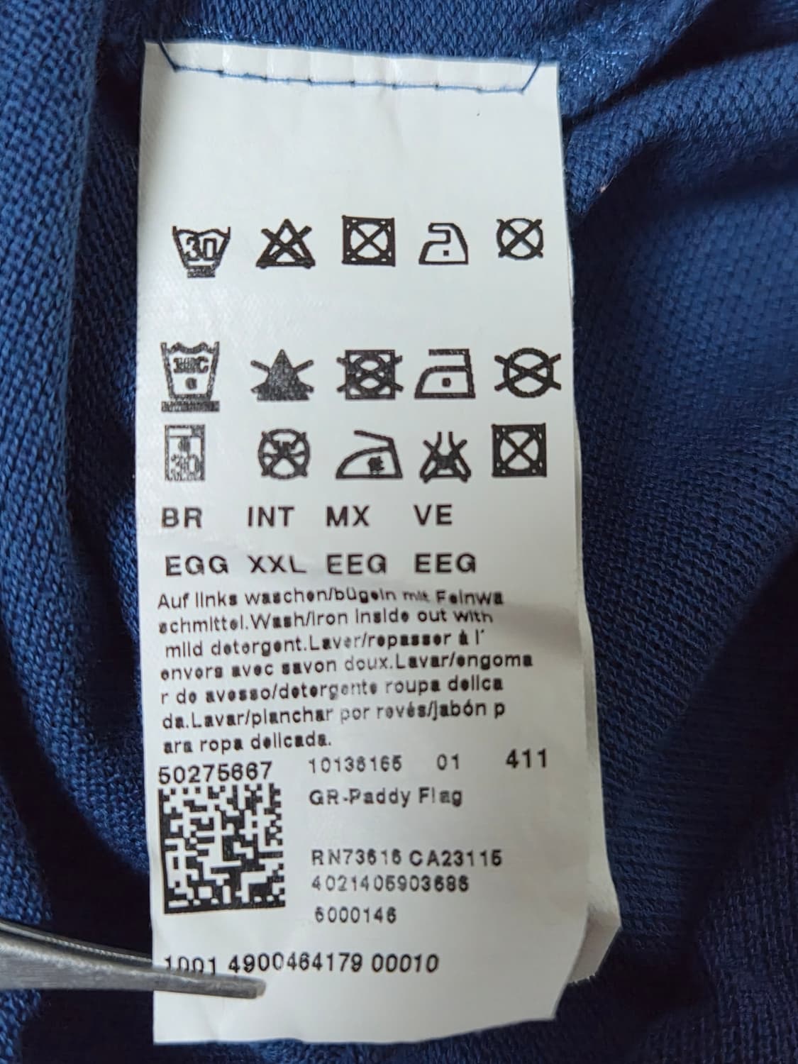 휴고보스Boss 프랑스 월계수 로고 반팔카라티 2XL사이즈 - T105 상품이미지5