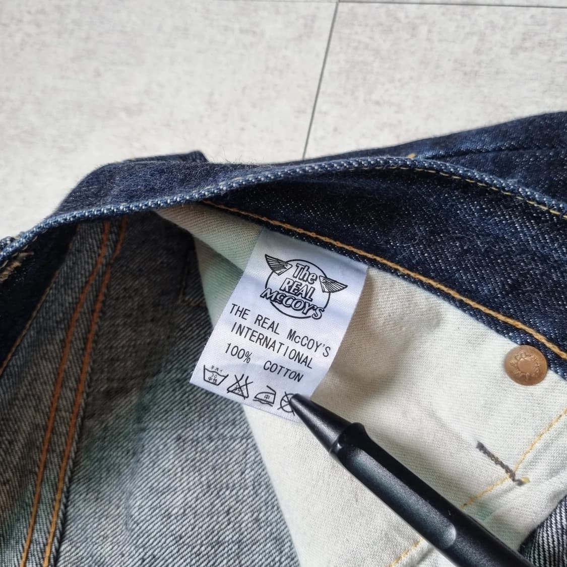 리얼맥코이 906S 셀비지 33sz 상품이미지5
