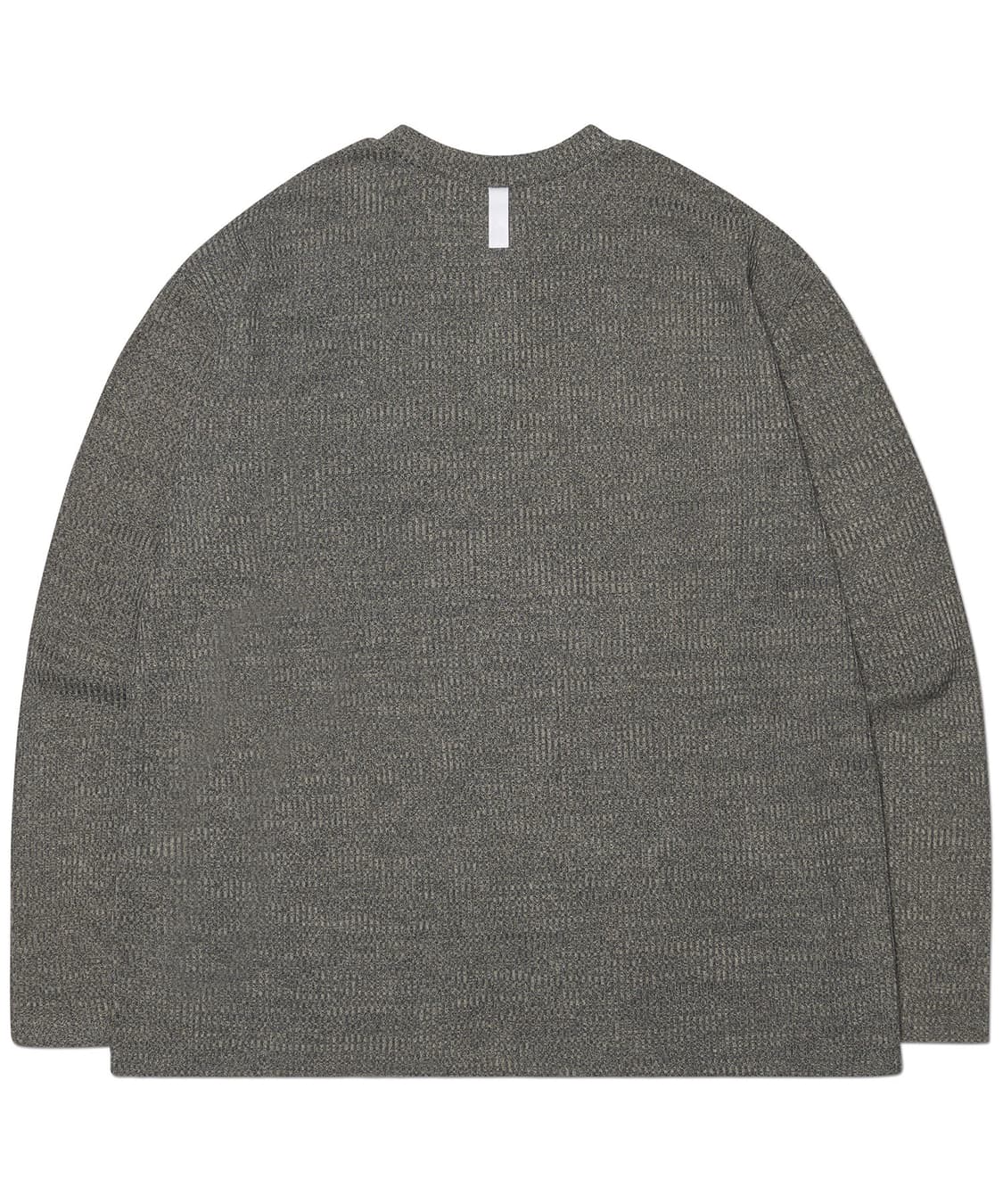 노매뉴얼 헨리넥 니트(차콜) 상품이미지3