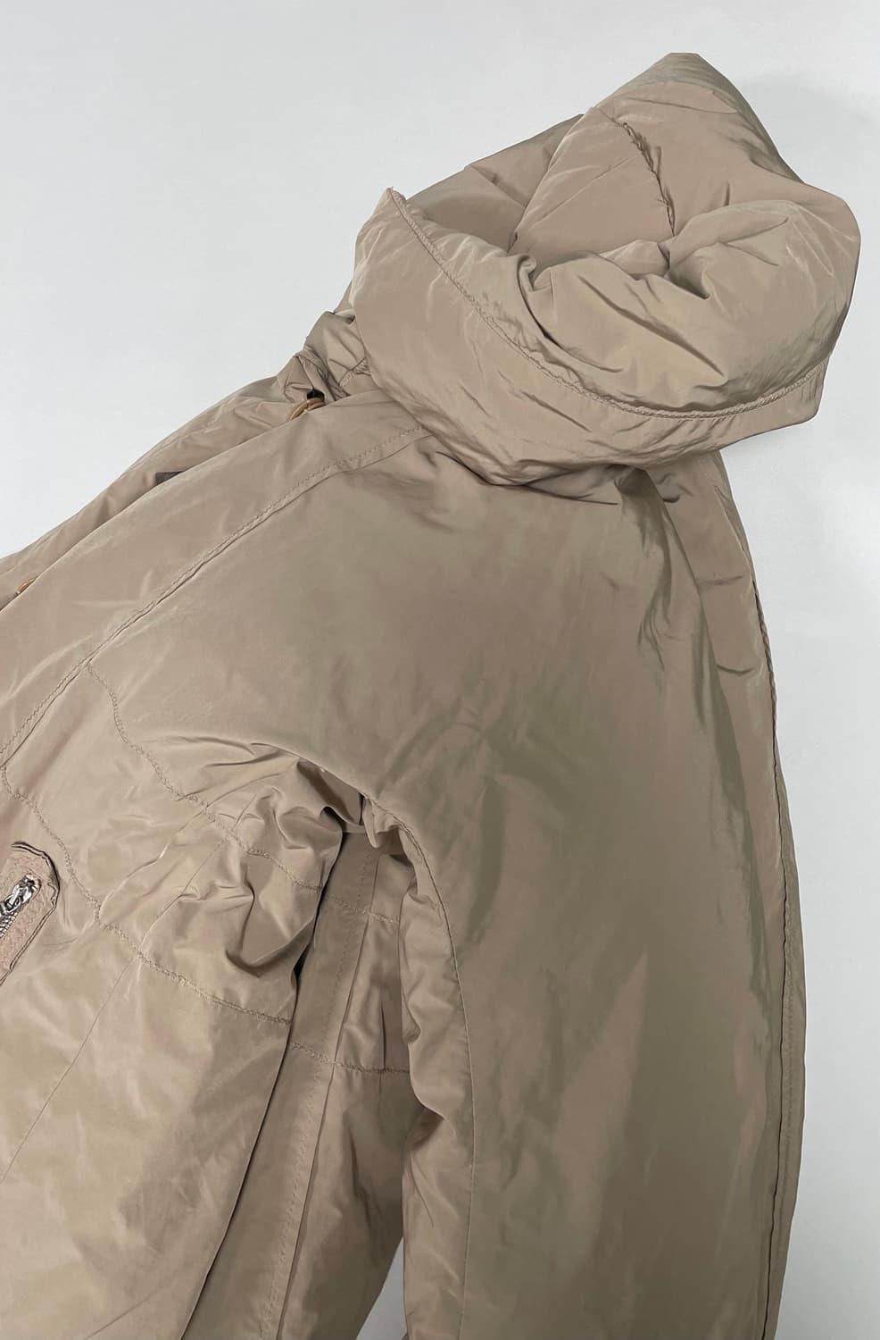 [M] 타임 숄카라 벌룬 구스 다운 롱패딩 상품이미지3