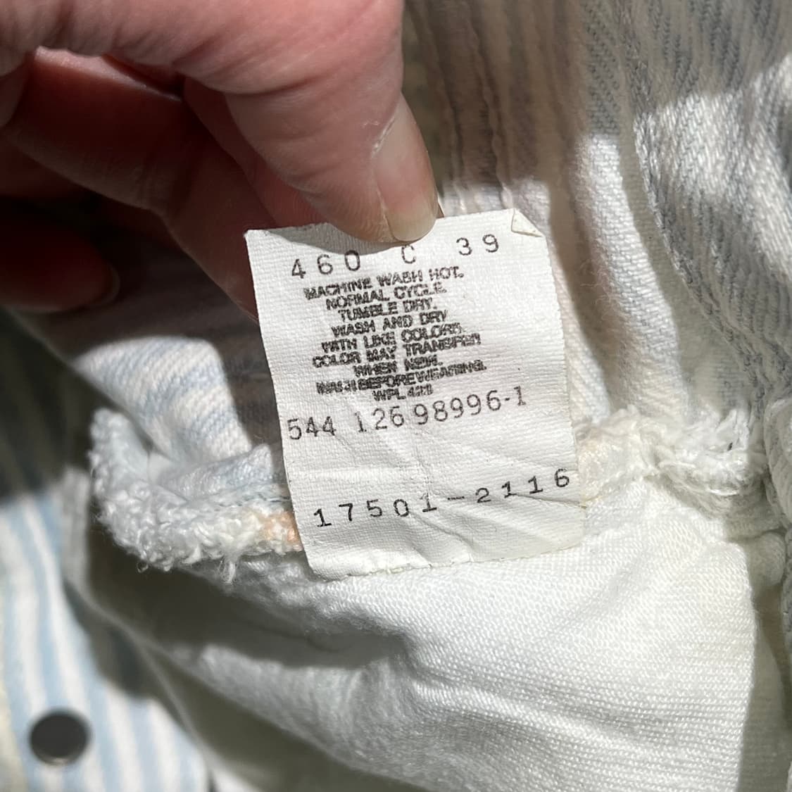 usa 리바이스 17501 스트라이프데님 s08821 상품이미지10