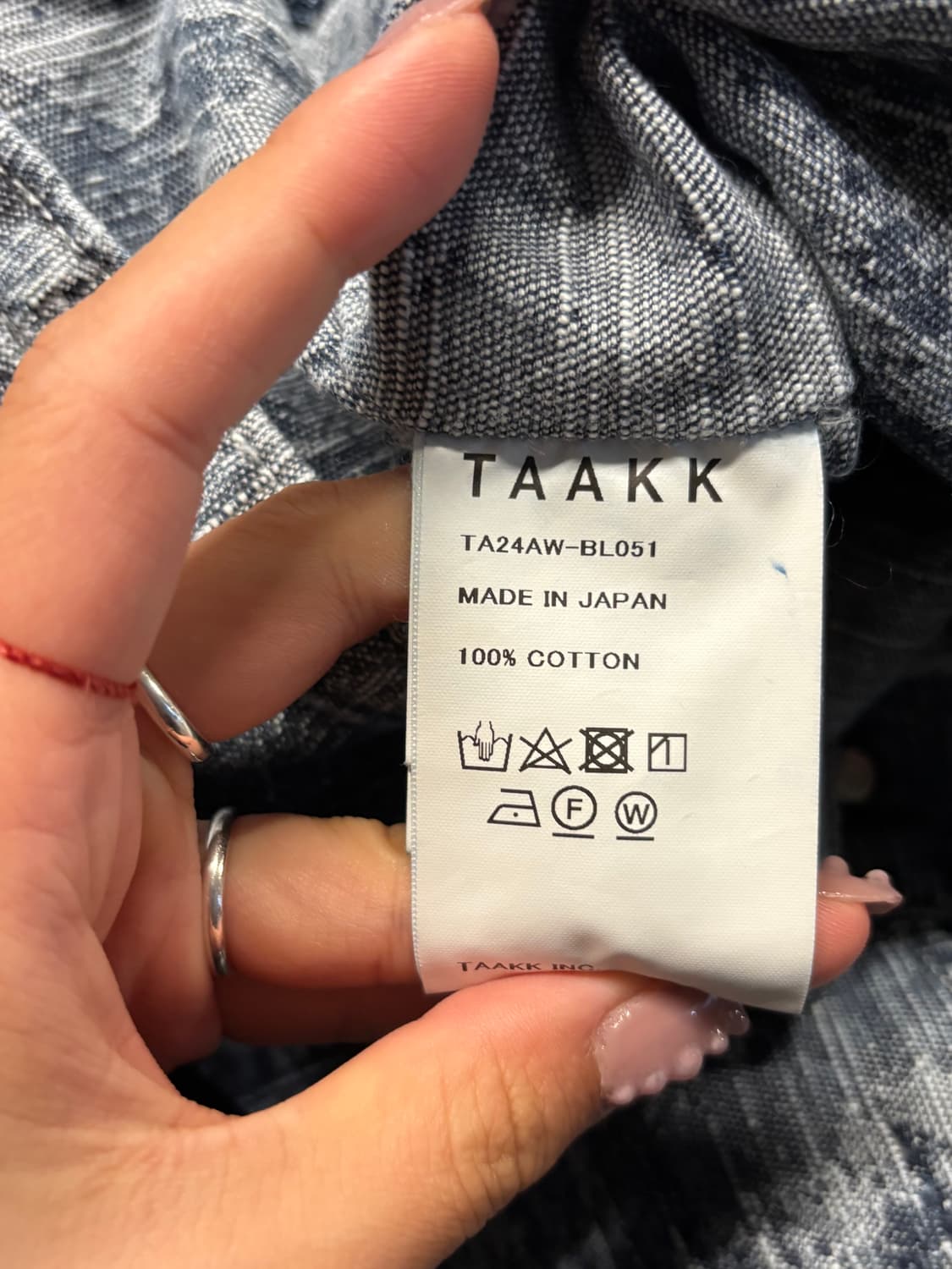 TAAKK distressed denim jacket  상품이미지8