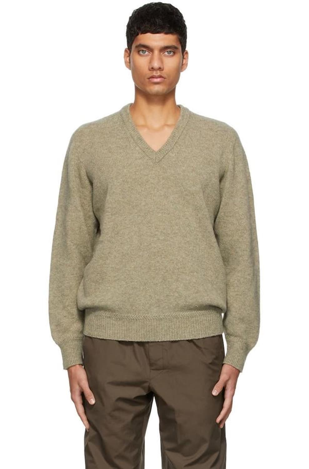 Lemaire 르메르 심리스 브이넥 스웨터 메도우 상품이미지1