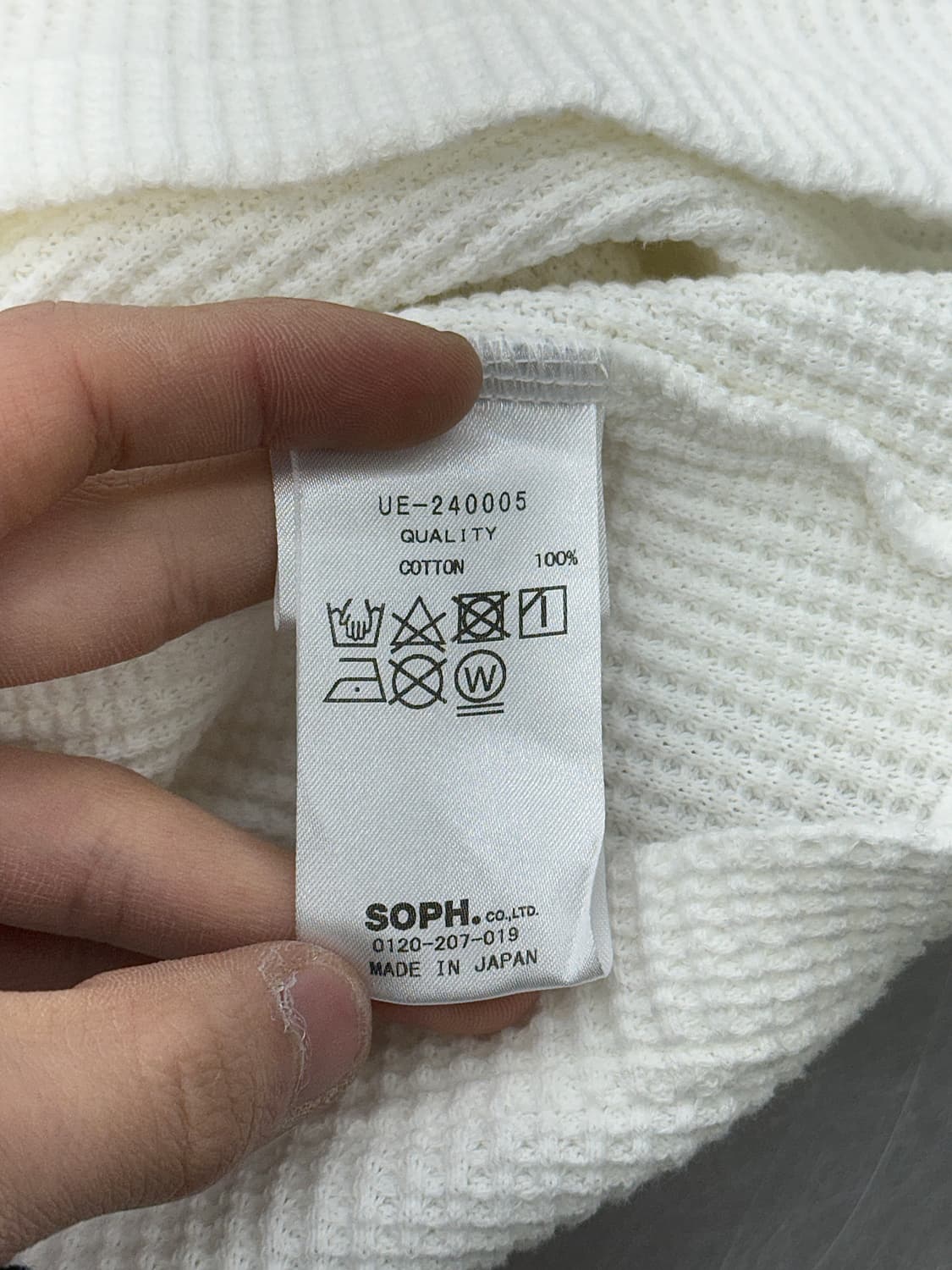 유니폼 익스페리먼트 화이트 와플 하프 티셔츠 상품이미지7