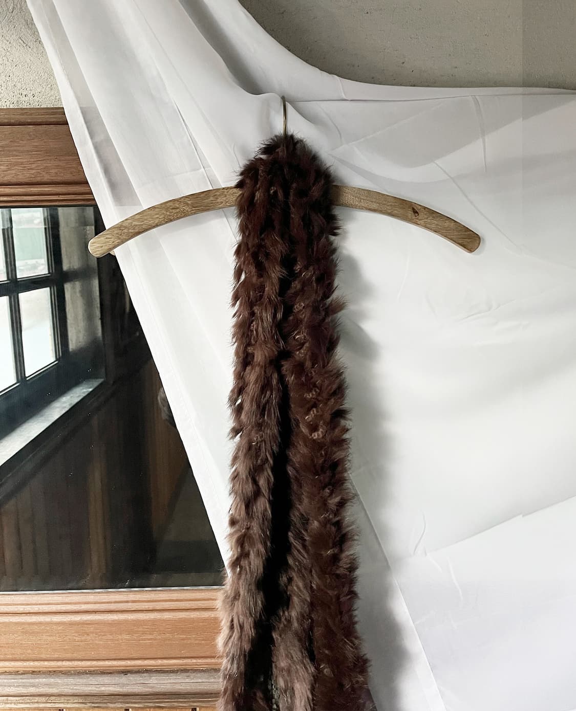 FRANCHE LIPPEE mixed fur long muffler 상품이미지8