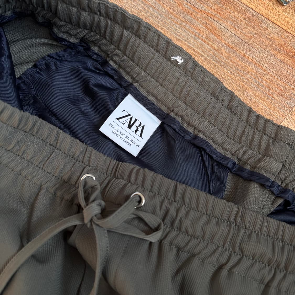 ZARA 자라 XL 35 36 팬츠 바지 허리 밴드 루즈 테이퍼드 상품이미지2