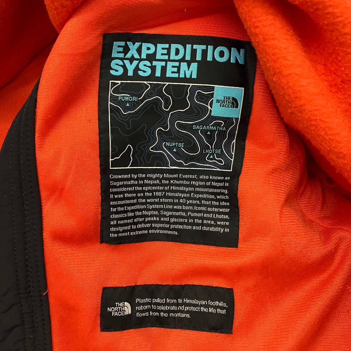 N184 노스페이스 익스페디션 플리스 후리스 오렌지 상품이미지10