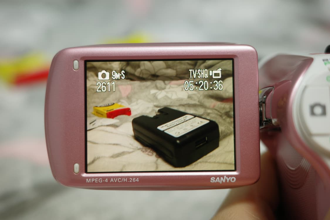 산요 작티 Sanyo Xacti CG9 핑크 캠코더 디카 상품이미지5