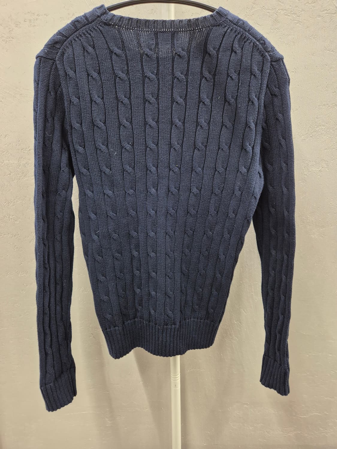 폴로 랄프로렌 네이비 꽈배기 니트 S 상품이미지3