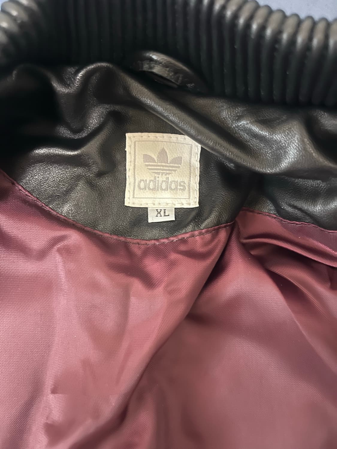 아디다스 빈티지 레더자켓 상품이미지6