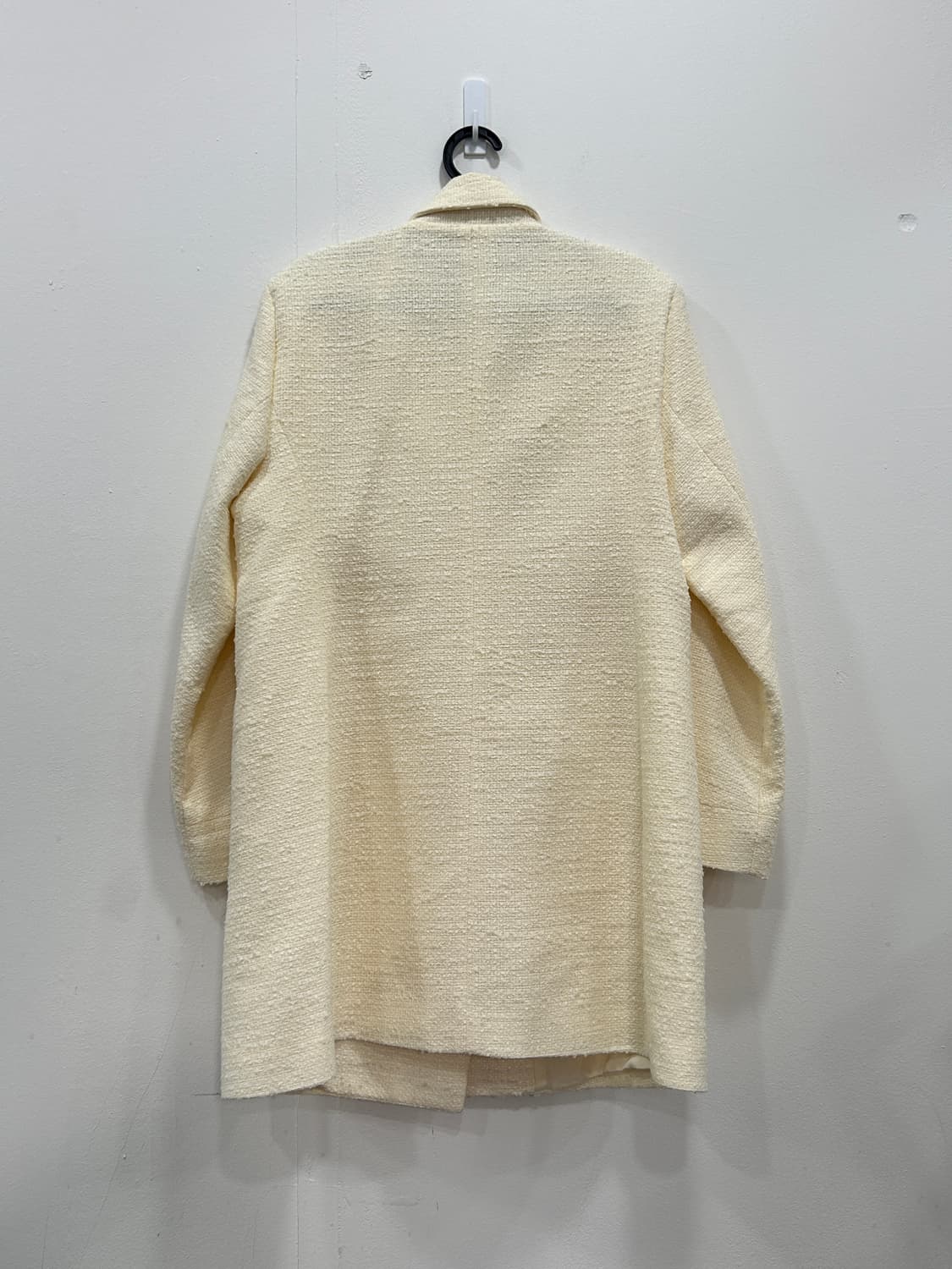 르꼬르망 아이보리 트위드 더블 버튼 자켓 코트 F 상품이미지6