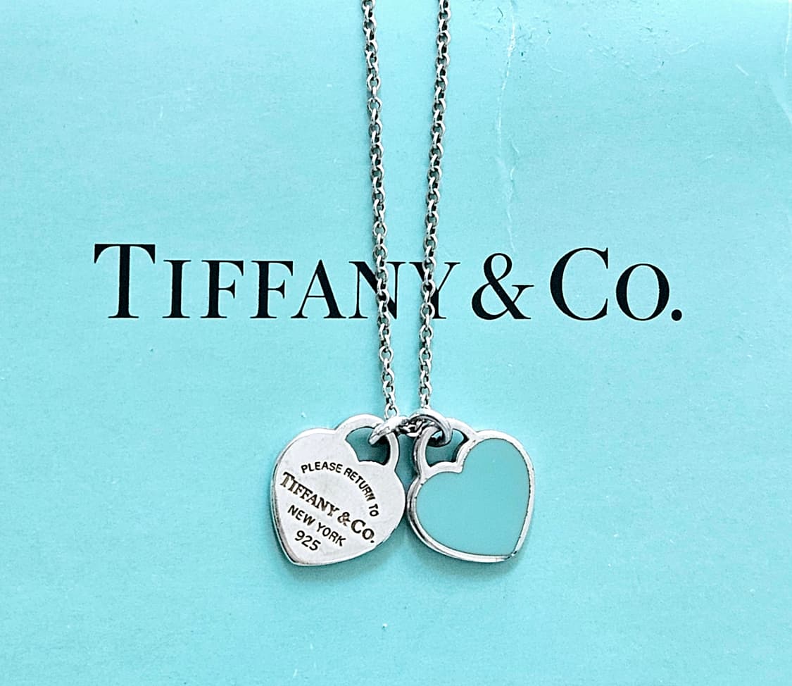 티파니앤코 리턴투 더블 하트 미니 민트 목걸이 [정품] 상품이미지1