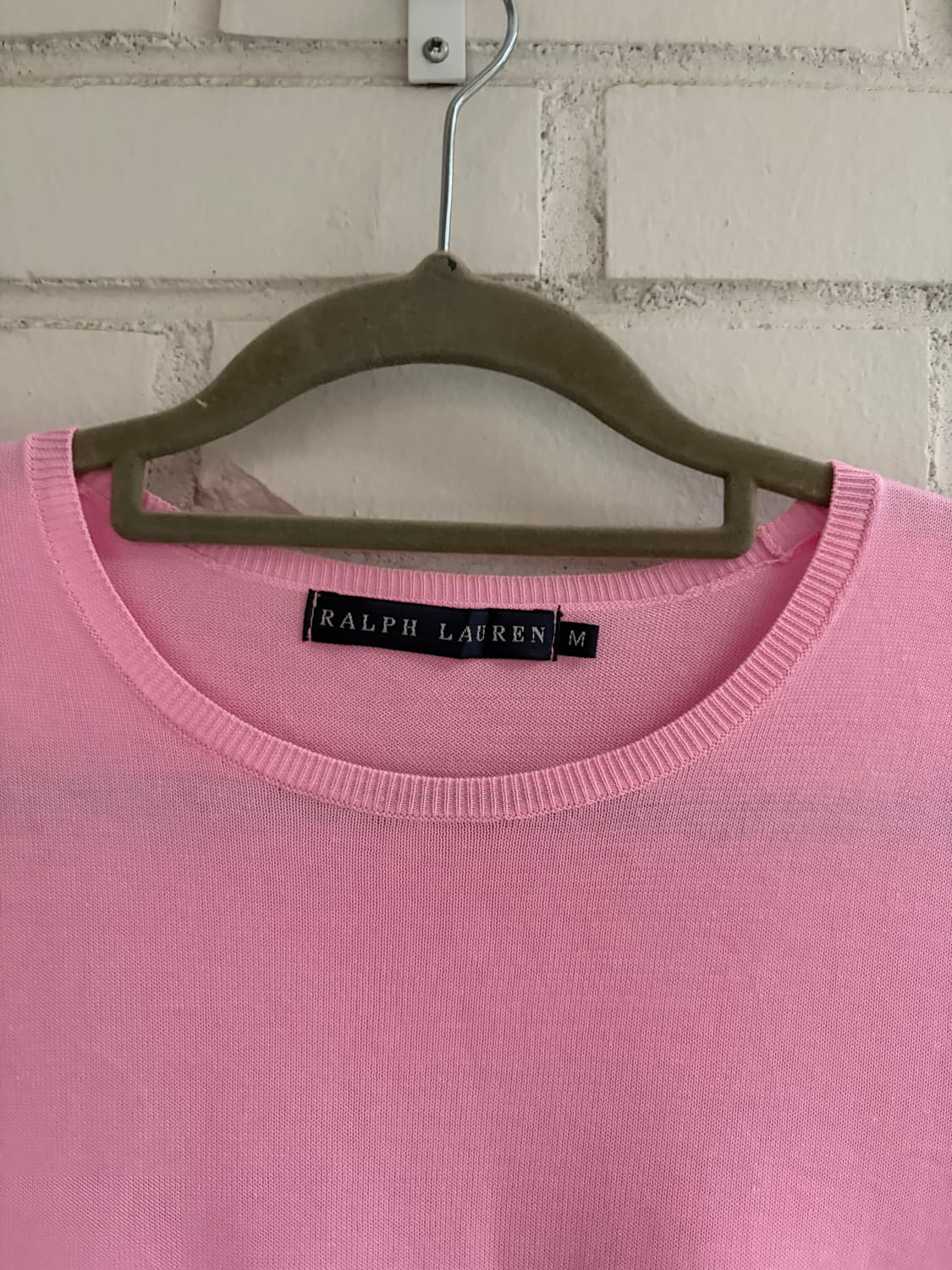 폴로 핑크 코튼 반팔 + 가디건 세트 상품이미지5