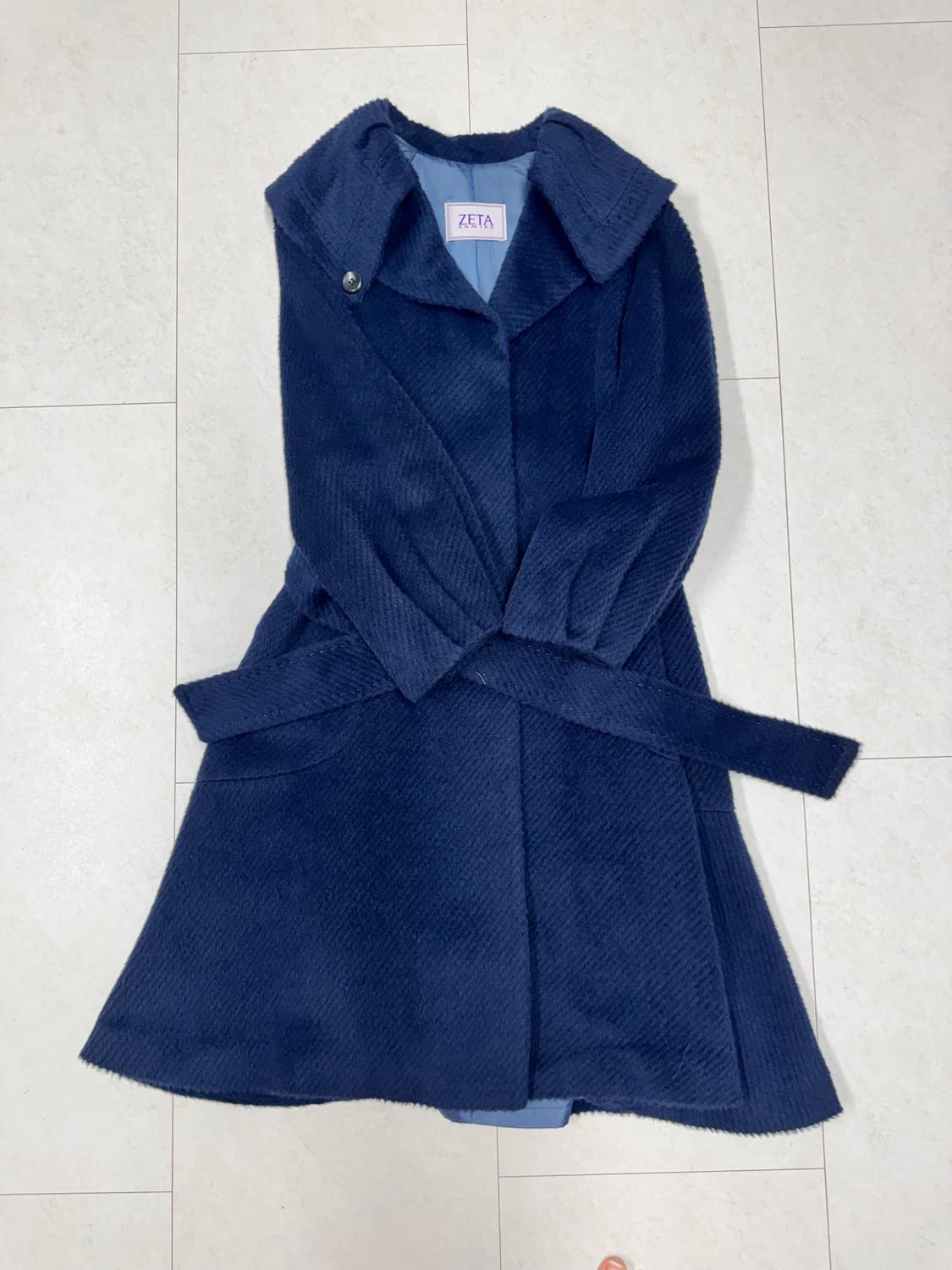 빈티지 라마 100% 코트 상품이미지1