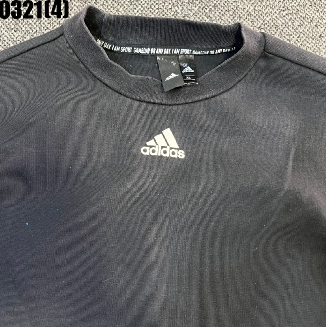 XL 아디다스 블랙 맨투맨 티셔츠 0321(4) 상품이미지2