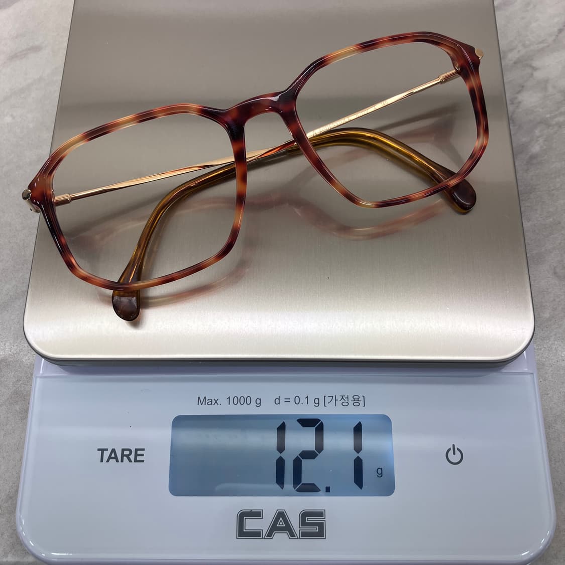 C10 로덴스톡 Rodenstock 레트로 레오파드 스퀘어 뿔테 안경 상품이미지8