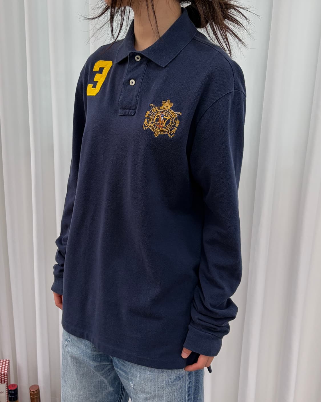 [M]폴로 랄프로렌 빅포니 치프키프 카라 티셔츠 navy 상품이미지1