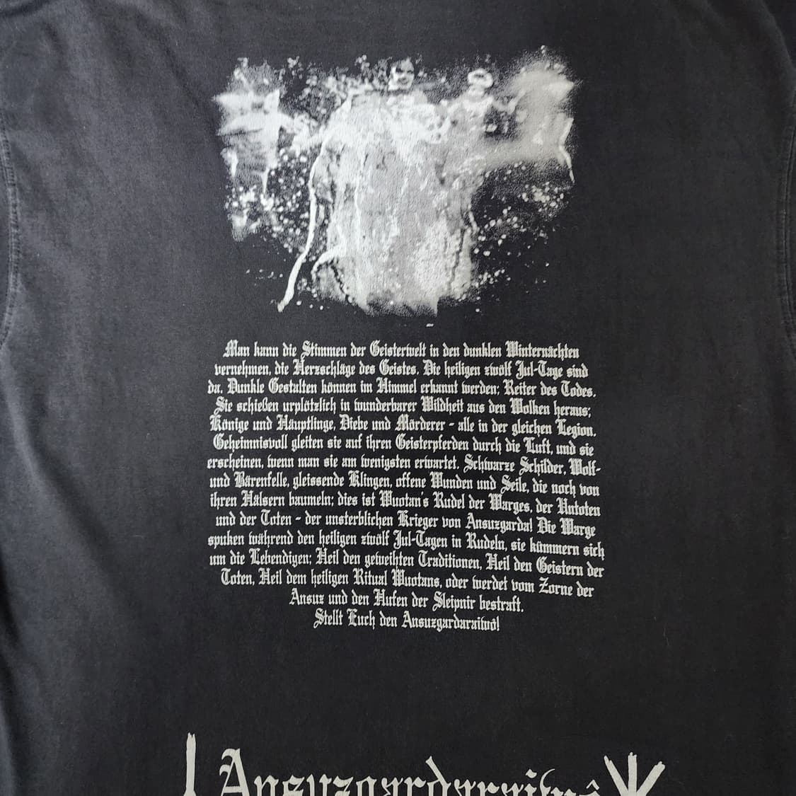 [XL] 90s 버줌 Burzum Hlidksjalf 빈티지 밴드티 상품이미지7
