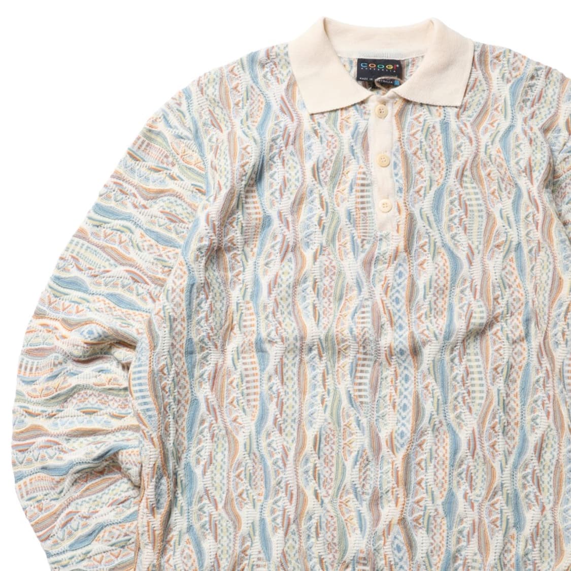 쿠지 Coogi Polo Cable Knit Long Sleeve 
 상품이미지2