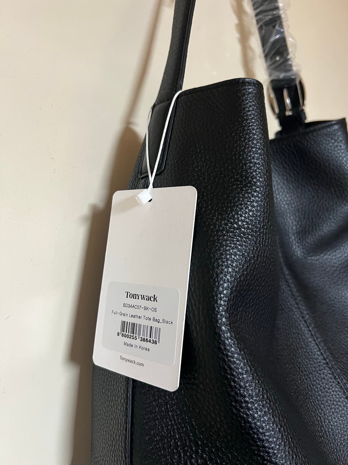 토니웩 풀 그레인 토트백 새제품 상품이미지4