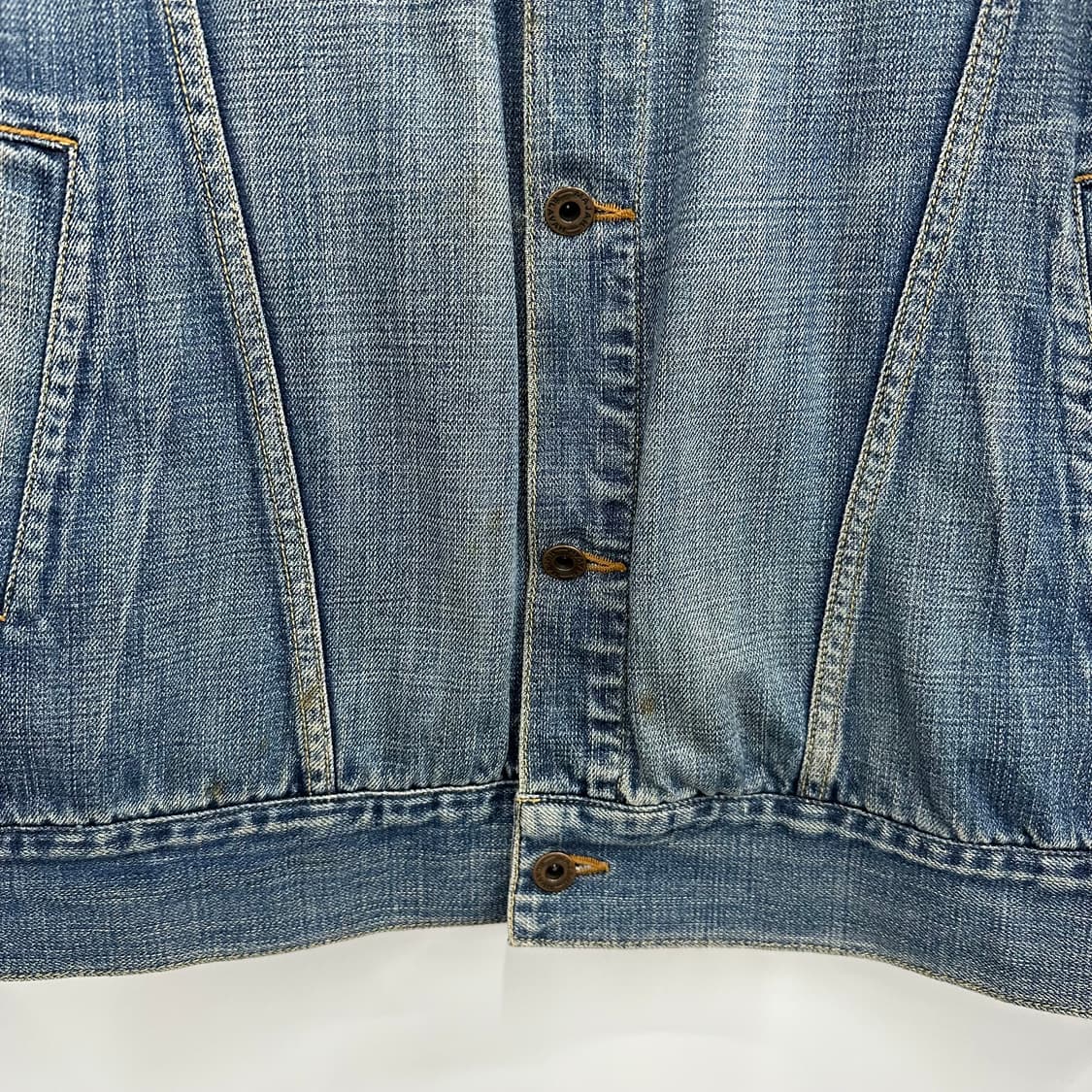 105 마자플라바 남자 디스트로이드 워싱 데님자켓 상품이미지5