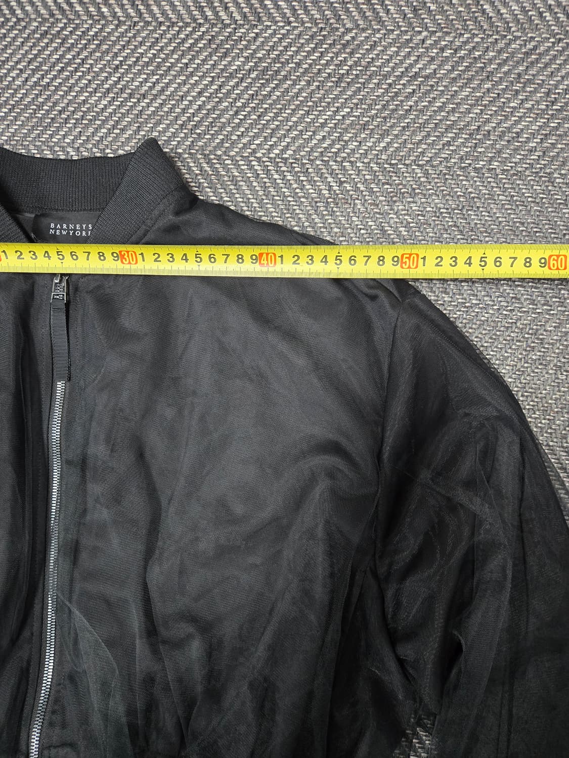 바니스뉴욕 25ss 시스루 봄버 자켓 블랙 상품이미지6