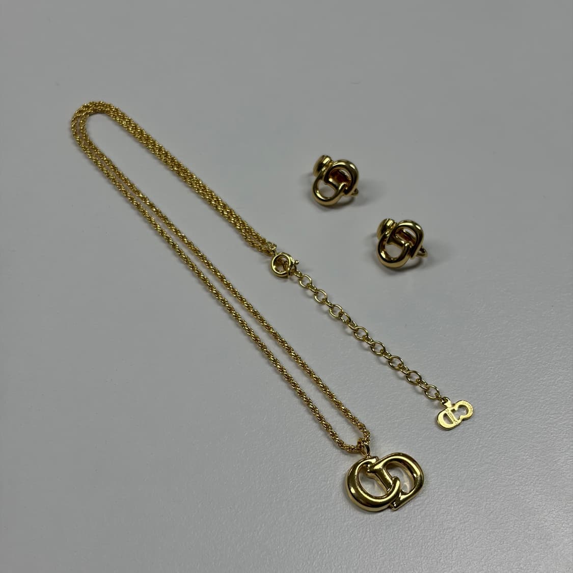 디올 CD 목걸이/귀걸이 세트 상품이미지8