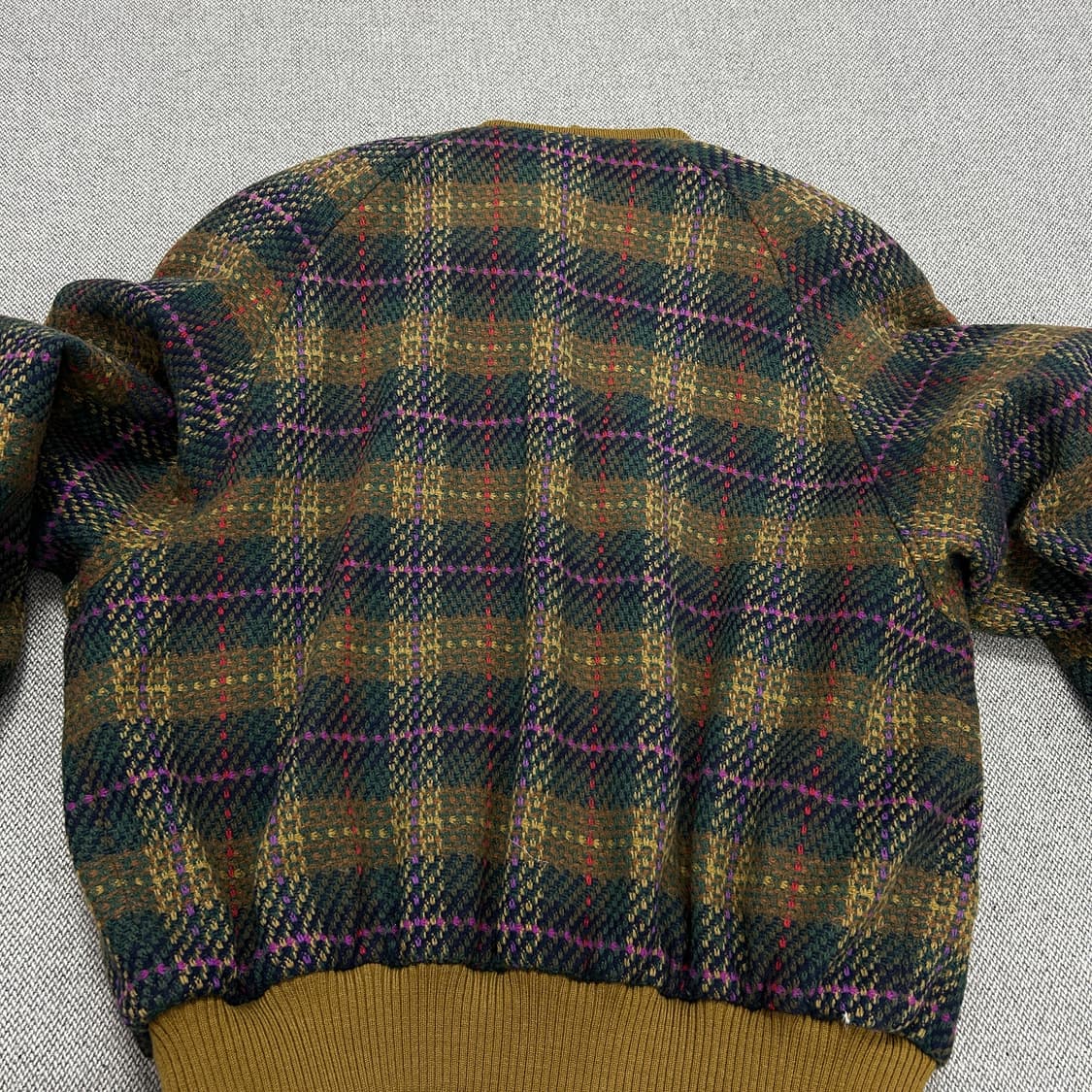 라코스테 숄카라 체크 가디건(76) 상품이미지5