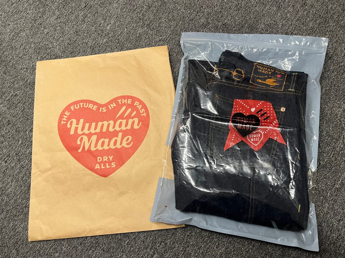 [34] 휴먼메이드 와이드핏 데님 팬츠 32 상품이미지9