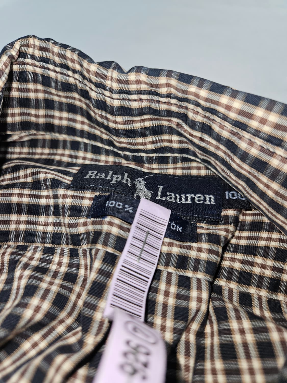 00s 폴로 랄프로렌 타탄 체크셔츠 코튼 빈티지 100 상품이미지5