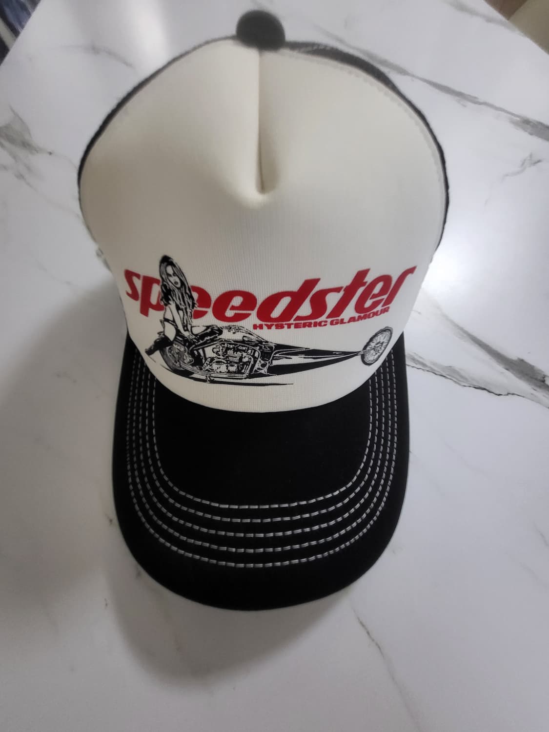 히스테릭 글래머 스피드스터 메쉬 캡 블랙 상품이미지3