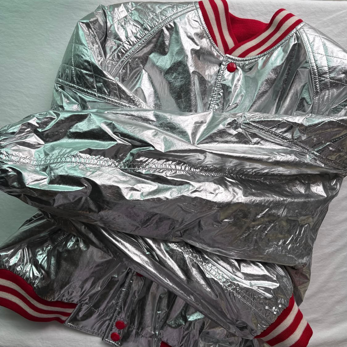 [46] 셀린느 실버 봄버 자켓 상품이미지3