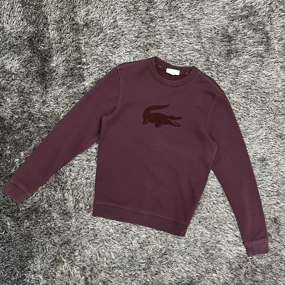 라코스테 여성 기모 맨투맨 (US XS) 상품이미지1