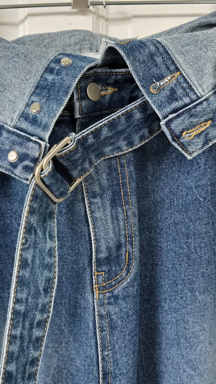 신앤리 디테쳐블 더블데님팬츠 상품이미지4