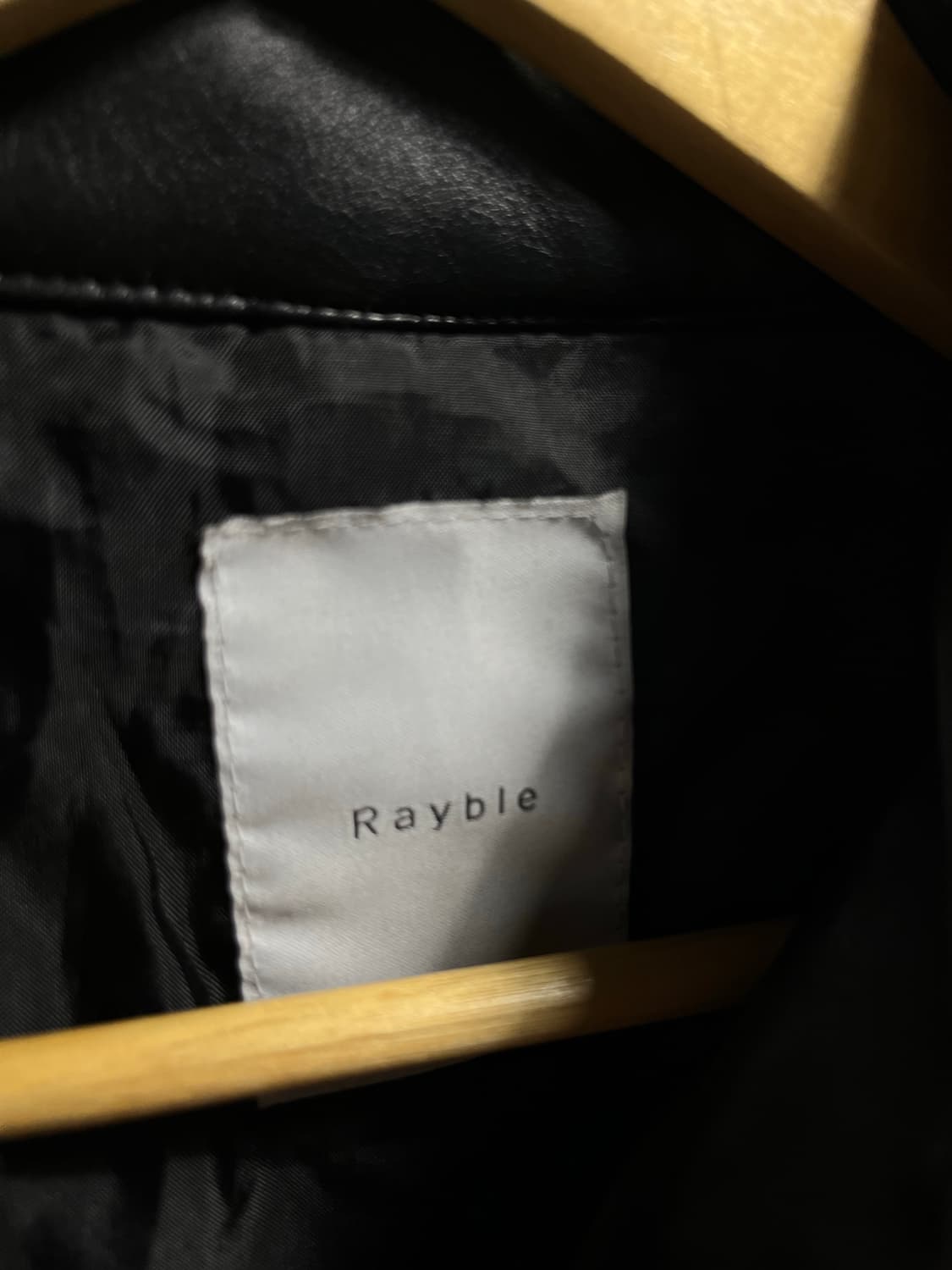 100-110 Rayble 루즈핏 가죽 자켓 정품 상품이미지4