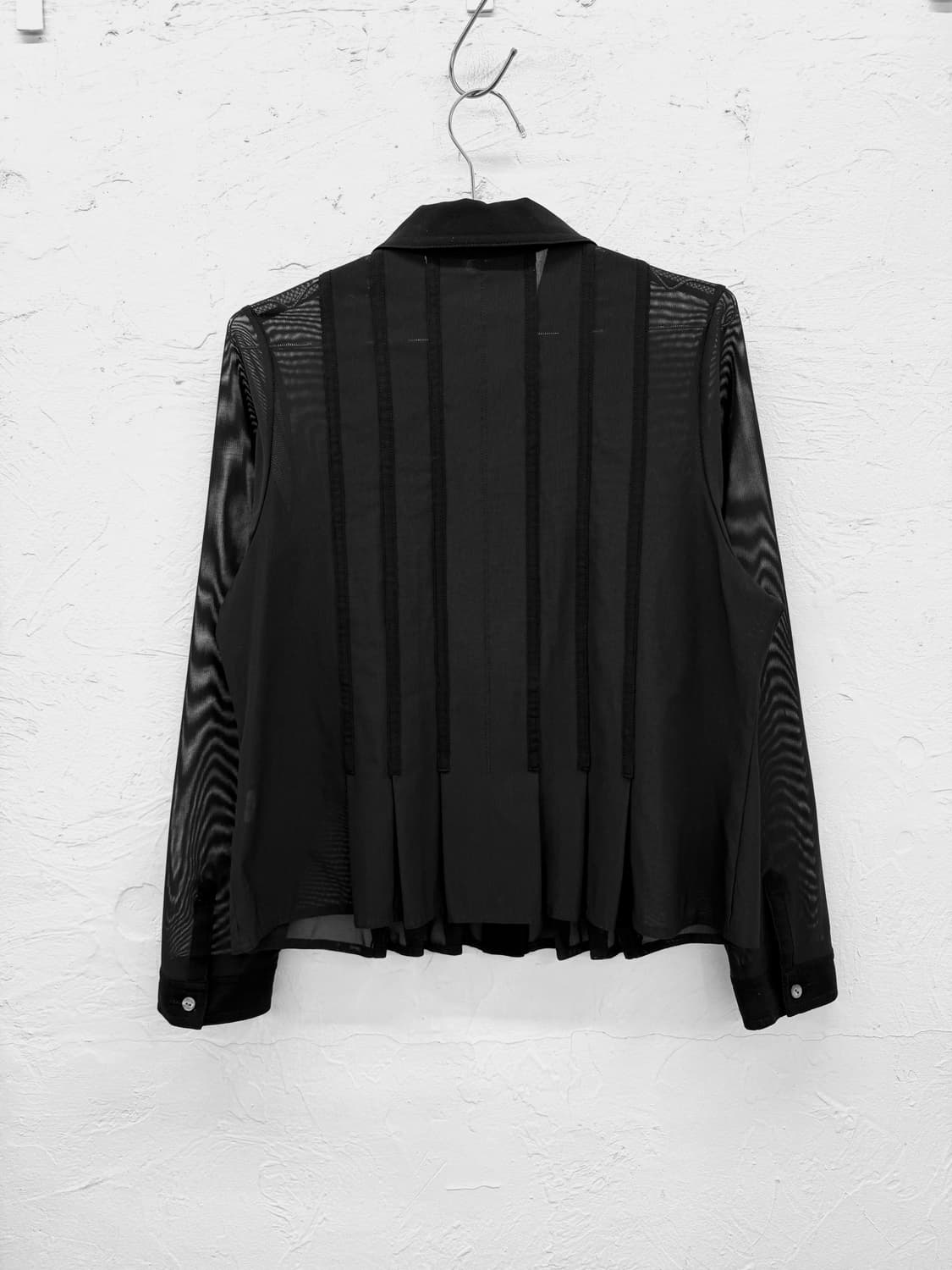 brund pirttelli 플리츠 시스루 자켓 상품이미지3