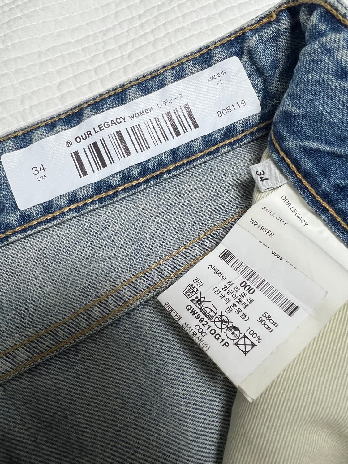 [아워레가시] 리페인팅 데님 풀컷/34사이즈 상품이미지4