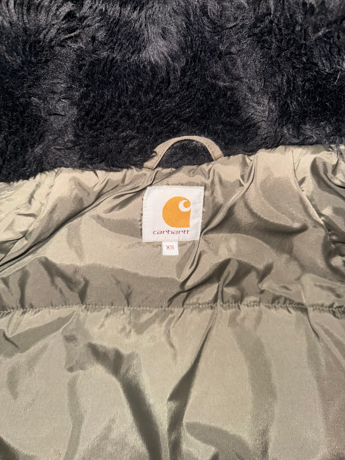 칼하트 카키 앵커리지 패딩 XS 상품이미지5