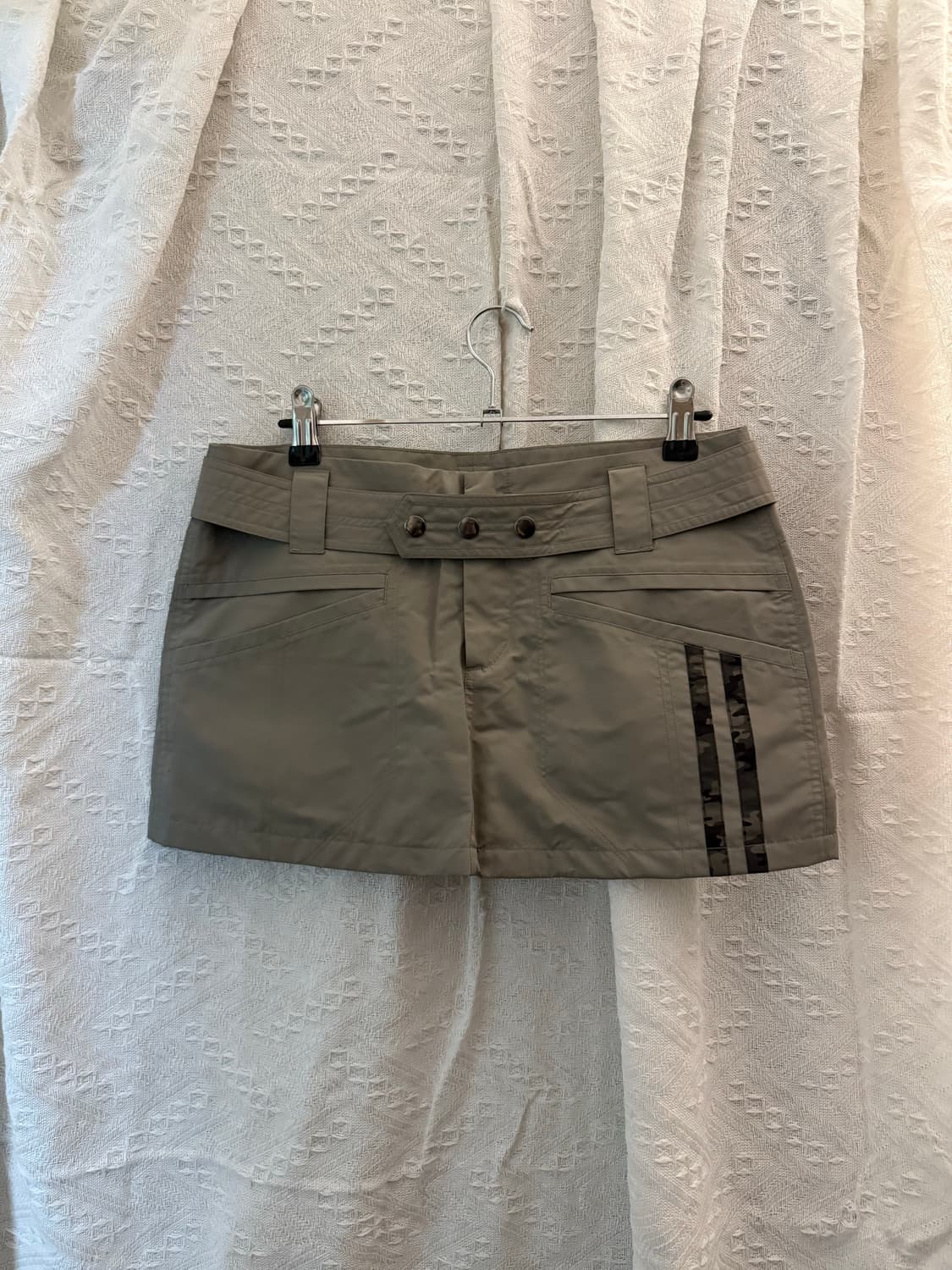 Badee Bexy Lowrise Mini Skirt Sand Khaki 상품이미지1