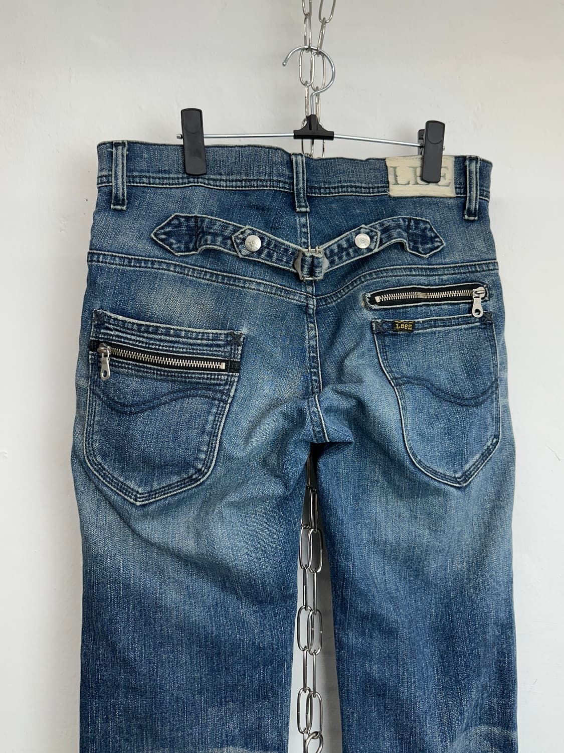 Lee Back Strap Zip Detail Vintage Denim 상품이미지8