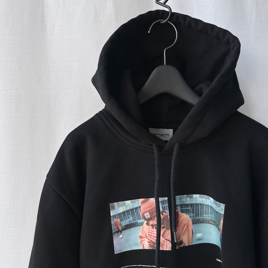 칼하트 WIP Hooded Backyard Sweat 블랙 L 상품이미지2