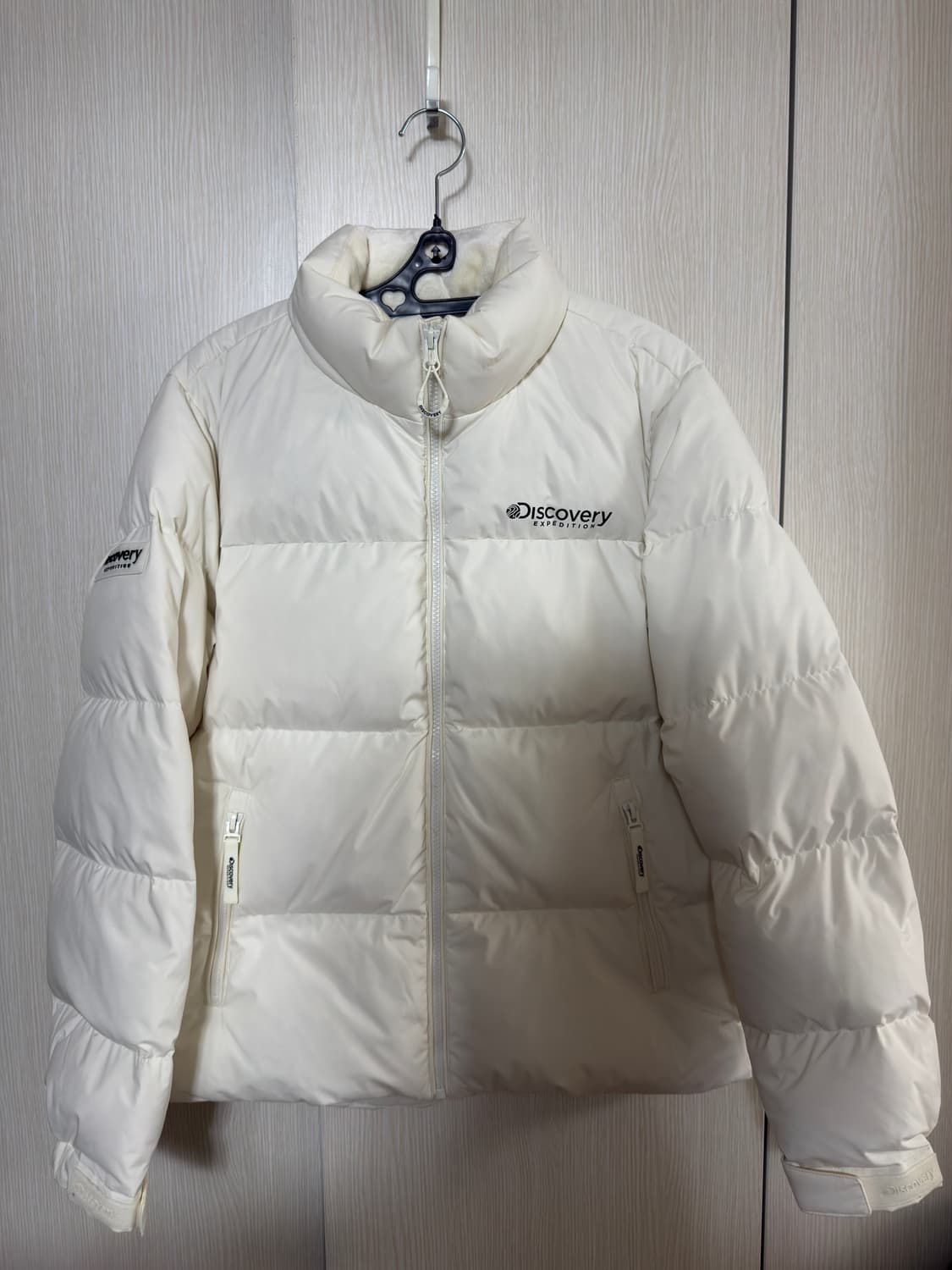 디스커버리 패딩 반슬리 고프코어 다운 (IVORY) 상품이미지1